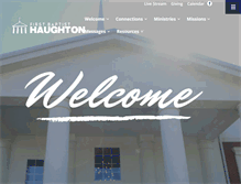 Tablet Screenshot of fbchaughton.org